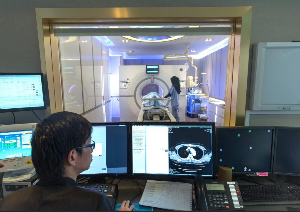 CT machine from Radlink team